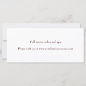 さくらんぼ花枝、薄紫ギフト券 (裏面)