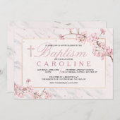 さくらんぼ花枠宗教 招待状 (正面/裏面)