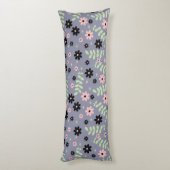 さくらんぼ花柄 ボディピロー (裏面 (縦))