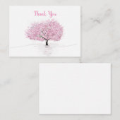 さくらんぼ花桜サンキューカード ノートカード (正面/裏面)