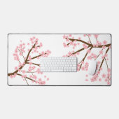 さくらんぼ花桜木フローラピンク桜 デスクマット (キーボード&マウス)