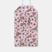 さくらんぼ花模様 ギフトタグ (裏面)