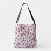 さくらんぼ花模様 クロスボディバッグ (裏面)