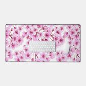 さくらんぼ花模様 デスクマット (キーボード&マウス)