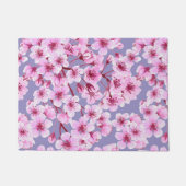 さくらんぼ花模様 ドアマット (正面)