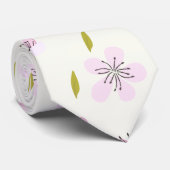 さくらんぼ花模様 ネクタイ (ロール)