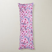 さくらんぼ花模様 ボディピロー (裏面 (縦))