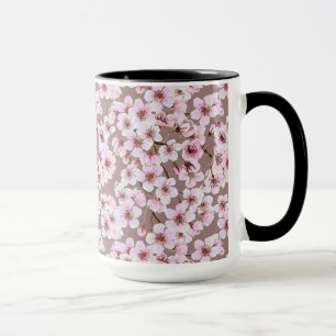 さくらんぼ花模様 マグカップ
