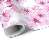さくらんぼ花模様 ラッピングペーパー (ロールコーナー)