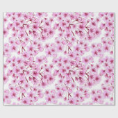 さくらんぼ花模様 ラッピングペーパー (フラット)