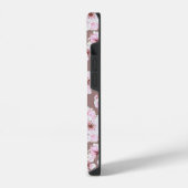 さくらんぼ花模様 iPhoneケース (左側面)