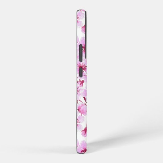 さくらんぼ花模様 SAMSUNG GALAXYケース (右側面)