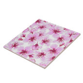 さくらんぼ花水彩 タイル (側面)