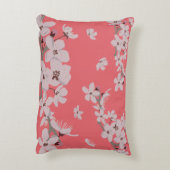 さくらんぼ花浮花アクセント枕 アクセントクッション (裏面(縦))