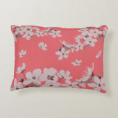 さくらんぼ花浮花アクセント枕 アクセントクッション (裏面)