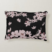 さくらんぼ花浮花 アクセントクッション (裏面)