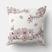 さくらんぼ花浮花 クッション (正面)