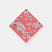さくらんぼ花浮花 スタンダードカクテルナプキン (角)