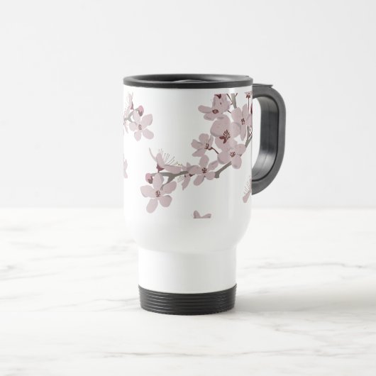さくらんぼ花浮花 トラベルマグ (正面右)