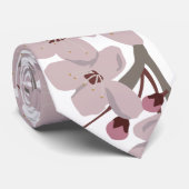 さくらんぼ花浮花 ネクタイ (ロール)