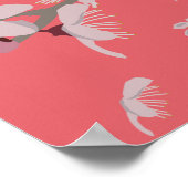 さくらんぼ花浮花 ポスター (角)