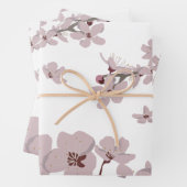 さくらんぼ花浮花 ラッピングペーパーシート (インサイチュ)