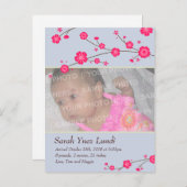 さくらんぼ花生発表 案内ポストカード (正面/裏面)