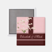 さくらんぼ花磁石 マグネット (正面/裏面)