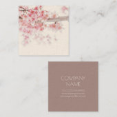 さくらんぼ花禅フローラ名刺 スクエア名刺 (正面/裏面)