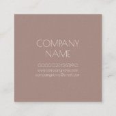 さくらんぼ花禅フローラ名刺 スクエア名刺 (裏面)