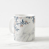 さくらんぼ花竹セラミックマグカップ コーヒーマグカップ (正面左)