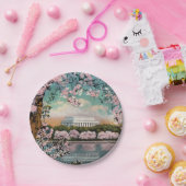 さくらんぼ花紙プレート ペーパープレート (パーティー)