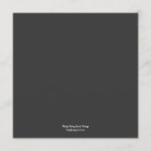 さくらんぼ花結婚のメニューカード メニュー (裏面)