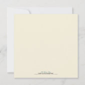 さくらんぼ花結婚式招待状（ピンク） 招待状 (裏面)