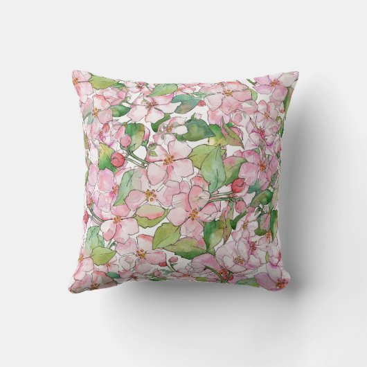 さくらんぼ花結婚記念 クッション (裏面)