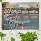 さくらんぼ花織 キッチンタオル (折り畳み)