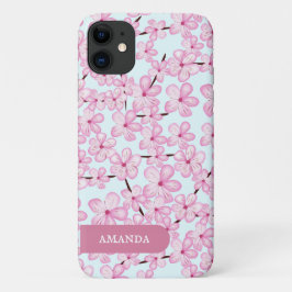 さくらんぼ花花ケース – メイトiPhoneケース iPhone 11 ケース