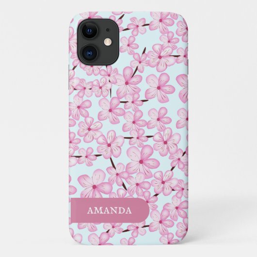 さくらんぼ花花ケース – メイトiPhoneケース Case-Mate iPhoneケース (裏面)