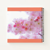 さくらんぼ花花スパイラルノート ノートブック (裏面)