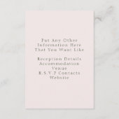 さくらんぼ花花詳細囲いカード エンクロージャーカード (裏面)