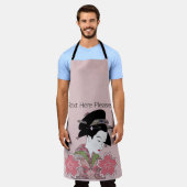 さくらんぼ花芸者 エプロン (着用した状態)