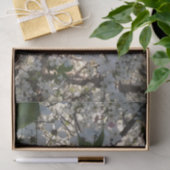 さくらんぼ花10lbティッシュペーパー、白 薄葉紙 (ギフト)