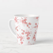 さくらんぼ花2 カフェラテマグ (左アングル)