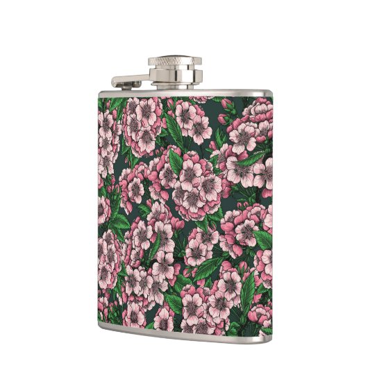 さくらんぼ花2 フラスク (左)