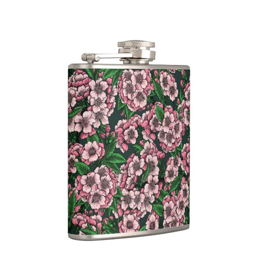 さくらんぼ花2 フラスク (右)