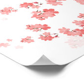 さくらんぼ花2 ポスター (角)