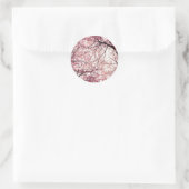 さくらんぼ花2 ラウンドシール (バッグ)