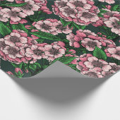 さくらんぼ花2 ラッピングペーパー (角)