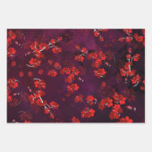 さくらんぼ花3 ラッピングペーパーシート (正面3)