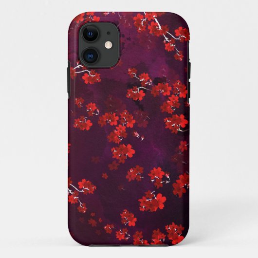 さくらんぼ花3 Case-Mate iPhoneケース (裏面)